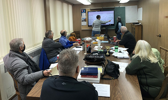 Group meeting about redevelopment